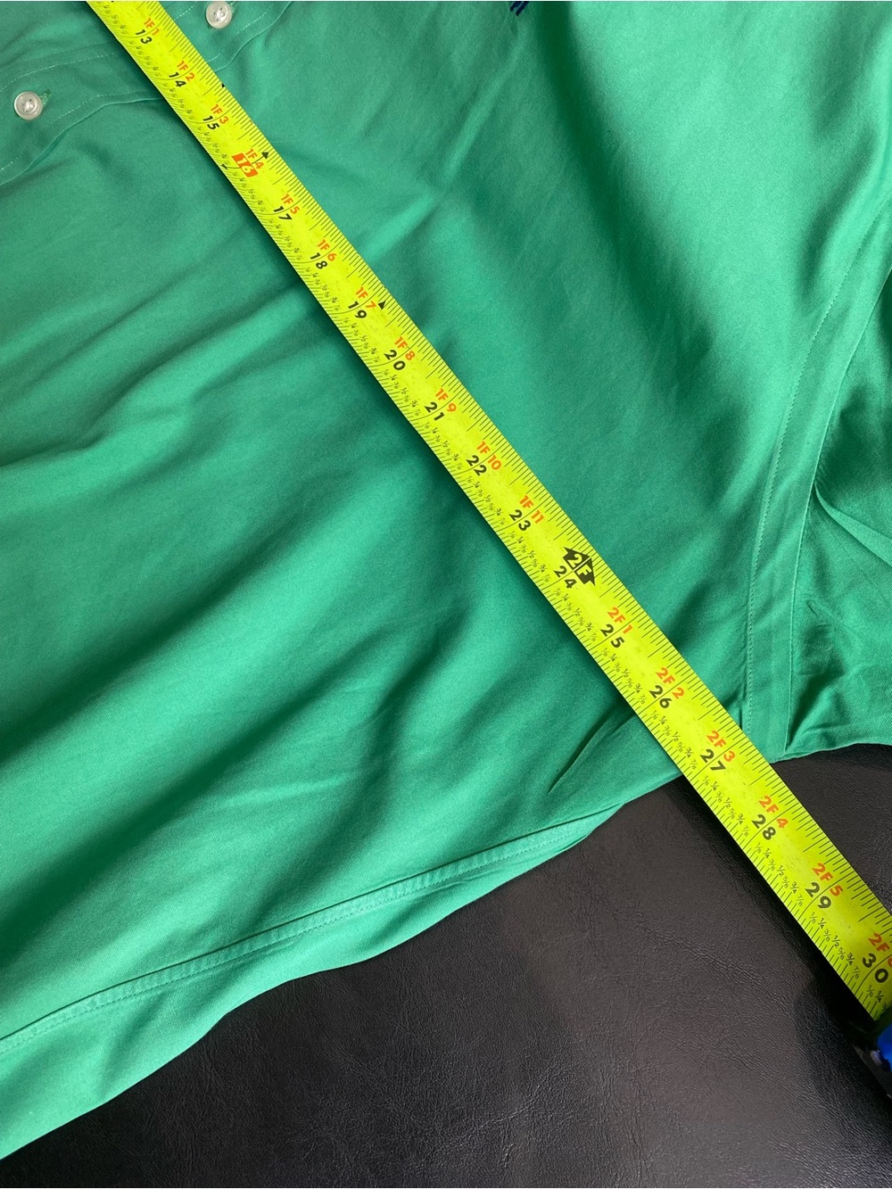 BLAKE by Ralph Lauren XL Green Button-Down Shirt with Blue Pony - Picture 9 of 11